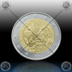 2 EVRO BELGIJA 2022 (The Healthcare) UNC